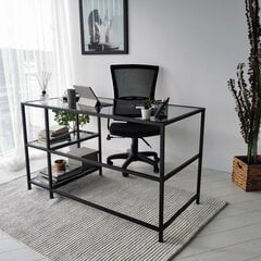 Rašomasis stalas Kalune Design Master M101F, juodas kaina ir informacija | Kompiuteriniai, rašomieji stalai | pigu.lt