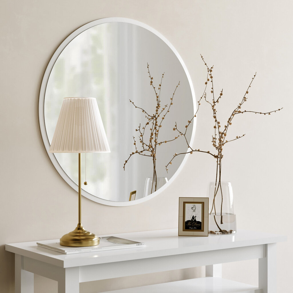 Veidrodis Kalune Design Ayna Beyaz A706, baltas цена и информация | Veidrodžiai | pigu.lt