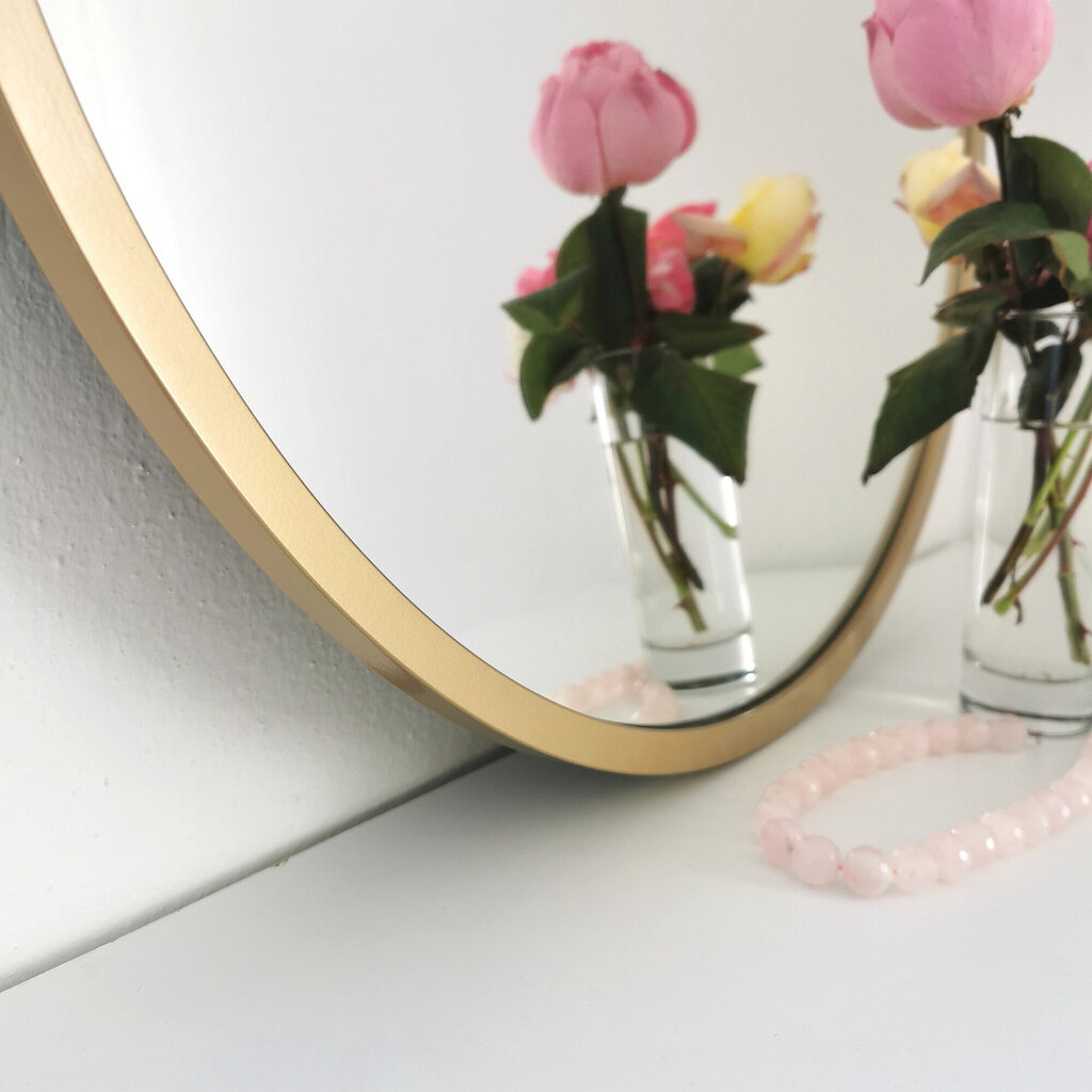 Veidrodis Kalune Design Ayna A708, auksinės spalvos цена и информация | Veidrodžiai | pigu.lt