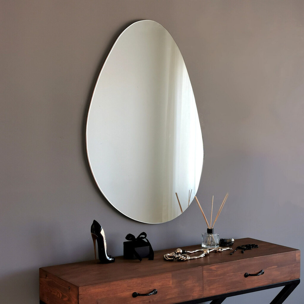 Veidrodis Kalune Design Porto Ayna, juodas kaina ir informacija | Veidrodžiai | pigu.lt