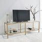 TV staliukas Kalune Design Basic TV501, aukso spalvos цена и информация | TV staliukai | pigu.lt