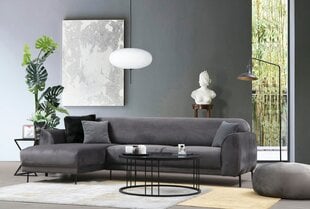 Kampinė sofa-lova Image Corner Left, pilka kaina ir informacija | Minkšti kampai | pigu.lt