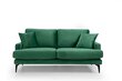 Dvivietė sofa Kalune Design Papira, žalia цена и информация | Sofos | pigu.lt