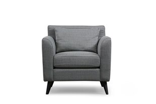 Fotelis Kalune Design Nordic, juodas/baltas kaina ir informacija | Svetainės foteliai | pigu.lt