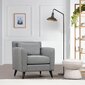 Fotelis Kalune Design Nordic, juodas/baltas цена и информация | Svetainės foteliai | pigu.lt