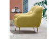 Fotelis Kalune Design Sevilla, geltonas цена и информация | Svetainės foteliai | pigu.lt