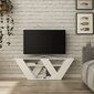 TV staliukas Kalune Design Pipralla, baltas kaina ir informacija | TV staliukai | pigu.lt