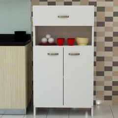 Шкафчик Kalune Design Ani, белый цена и информация | Шкафчики в гостиную | pigu.lt