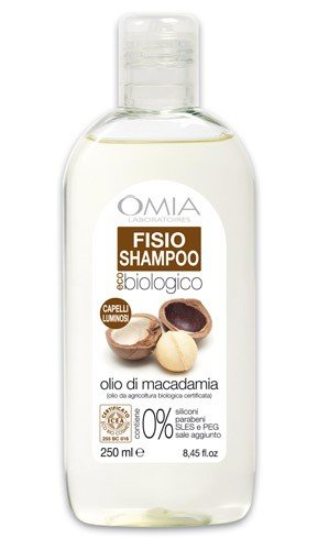 Plaukų šampūnas su makadamijos riešutų aliejumi Omia, 250 ml