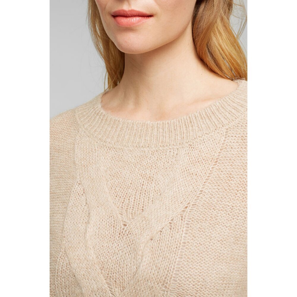 Megztinis moterims Esprit, smėlio spalvos kaina ir informacija | Megztiniai moterims | pigu.lt