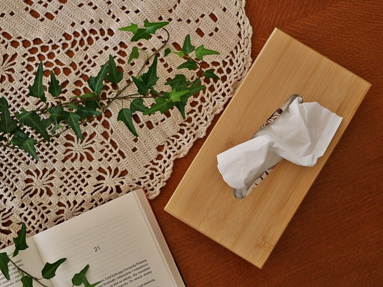 Bambukine servetėlių dėžutė цена и информация | Virtuvės įrankiai | pigu.lt