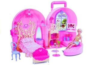Lėlių namas lagaminėlyje kaina ir informacija | Žaislai mergaitėms | pigu.lt