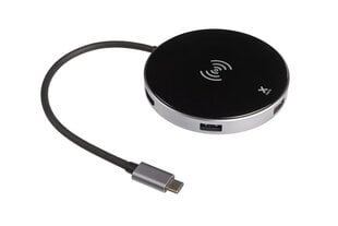 USB хаб xtorm XC006 USB-C Hub Wireless Charging цена и информация | Зарядные устройства для телефонов | pigu.lt