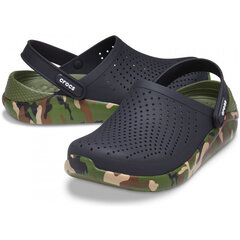 Crocs™ šlepetės vyrams literide printed camo clog 146313, įvairių spalvų kaina ir informacija | Vyriškos šlepetės, basutės | pigu.lt