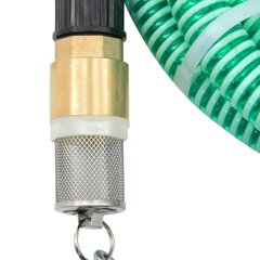 Siurbimo žarna su žalvarinėmis jungtimis, 4m, 25mm, žalia цена и информация | Принадлежности для моющего оборудования | pigu.lt
