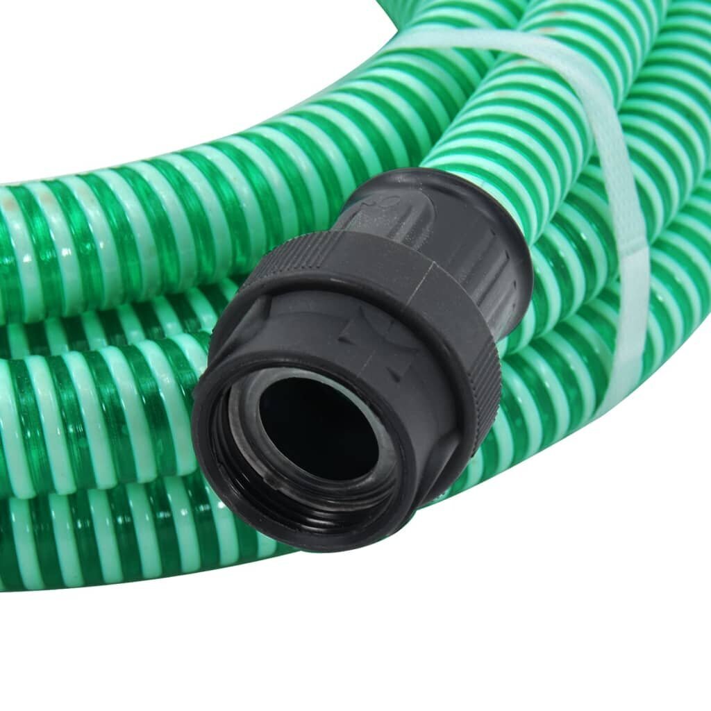 Siurbimo žarna su PVC jungtimis, 7m, 22mm, žalia kaina ir informacija | Plovimo įrangos priedai | pigu.lt