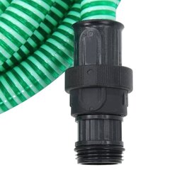 Siurbimo žarna su PVC jungtimis, 7m, 22mm, žalia kaina ir informacija | vidaXL Aukšto slėgio plovimo įranga ir priedai | pigu.lt