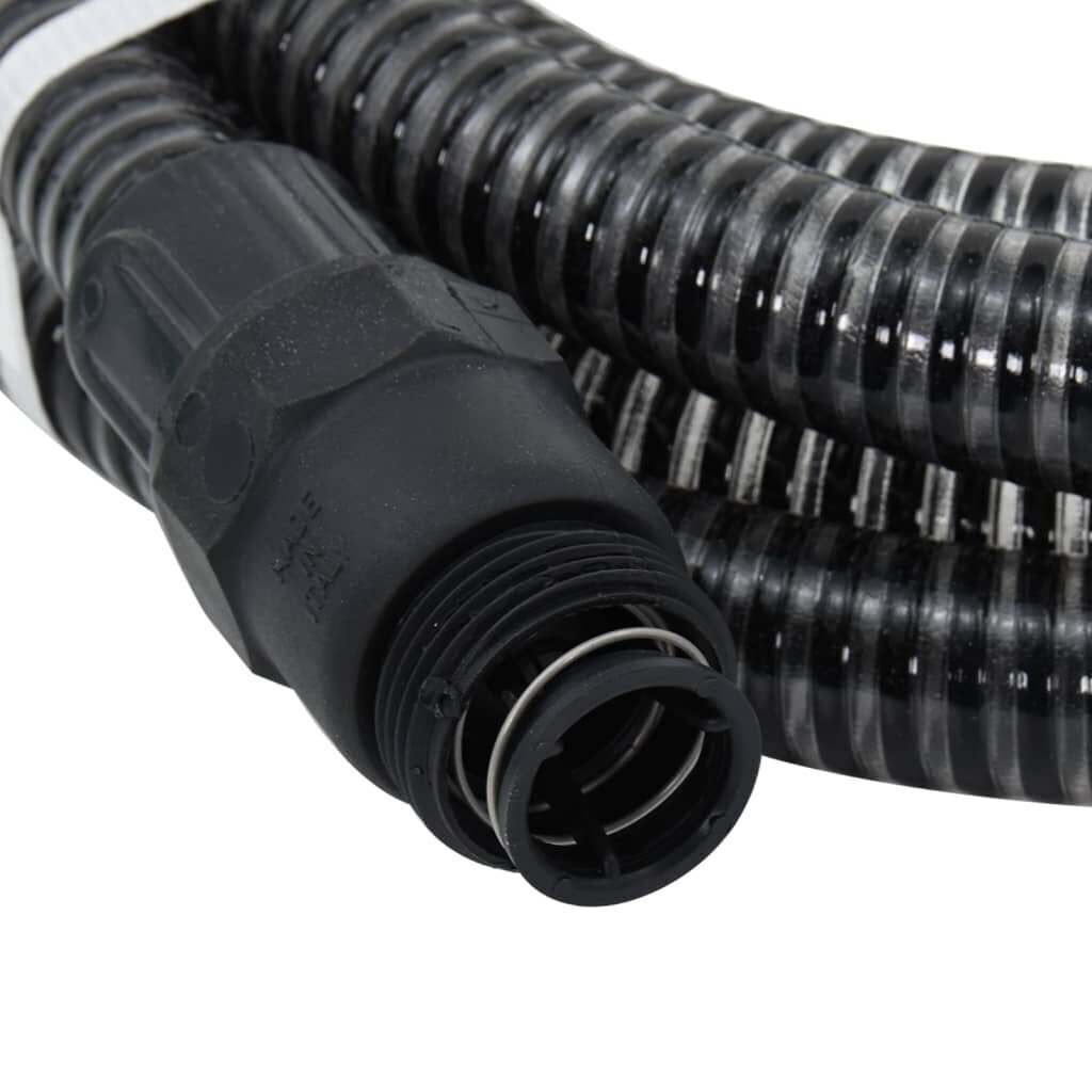 Siurbimo žarna su PVC jungtimis, 10m, 22mm, juoda kaina ir informacija | Plovimo įrangos priedai | pigu.lt