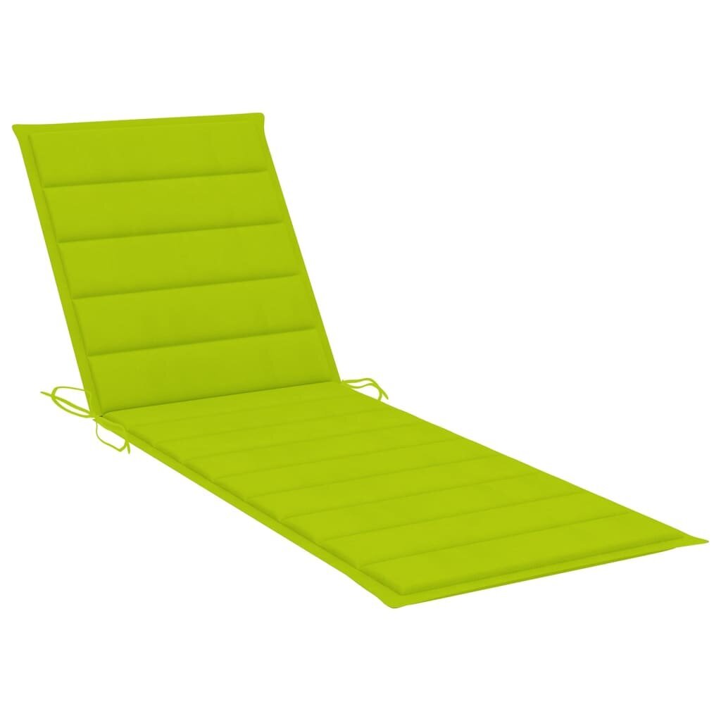 Saulės gultas su šviesiai žaliu čiužinuku kaina ir informacija | Gultai | pigu.lt