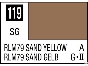 Nitro dažai Mr.Hobby - Mr.Color C-119 RLM76 Sand Yellow, 10ml kaina ir informacija | Piešimo, tapybos, lipdymo reikmenys | pigu.lt