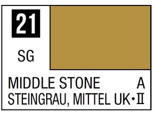 Nitro dažai Mr.Hobby - Mr.Color C-021 Middle Stone, 10ml kaina ir informacija | Piešimo, tapybos, lipdymo reikmenys | pigu.lt