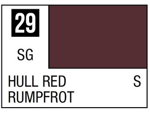 Nitro dažai Mr.Hobby - Mr.Color C-029 Hull Red, 10ml kaina ir informacija | Piešimo, tapybos, lipdymo reikmenys | pigu.lt