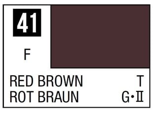 Nitro dažai Mr.Hobby - Mr.Color C-041 Red Brown, 10ml kaina ir informacija | Piešimo, tapybos, lipdymo reikmenys | pigu.lt