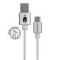 Spartan Gear dvipusis USB kabelis, baltas, 2m PS5, XSX kaina ir informacija | Kabeliai ir laidai | pigu.lt