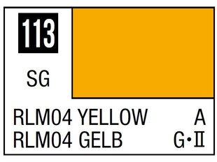 Nitro dažai Mr.Hobby - Mr.Color C-113 RLM04 Yellow, 10ml kaina ir informacija | Piešimo, tapybos, lipdymo reikmenys | pigu.lt