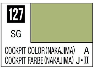 Nitro dažai Mr.Hobby - Mr.Color C-127 Cockpit Color (Nakajima), 10ml kaina ir informacija | Piešimo, tapybos, lipdymo reikmenys | pigu.lt