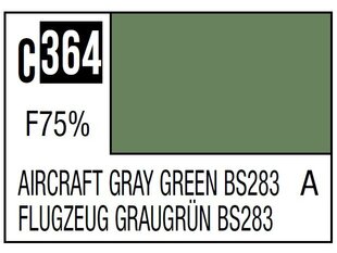 Nitro dažai Mr.Hobby - Mr.Color C-364 Aircraft Gray Green BS283, 10ml kaina ir informacija | Piešimo, tapybos, lipdymo reikmenys | pigu.lt