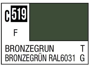 Nitro dažai Mr.Hobby - Mr.Color C-519 Bronzegrün, 10ml kaina ir informacija | Piešimo, tapybos, lipdymo reikmenys | pigu.lt
