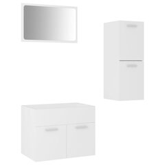 Комплект мебели для ванной, белый цена и информация | Комплекты в ванную | pigu.lt