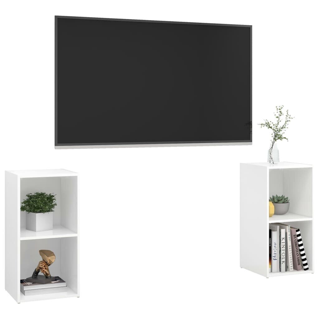Televizoriaus spintelės, 72x35x36,5 cm, 2 vnt цена и информация | TV staliukai | pigu.lt