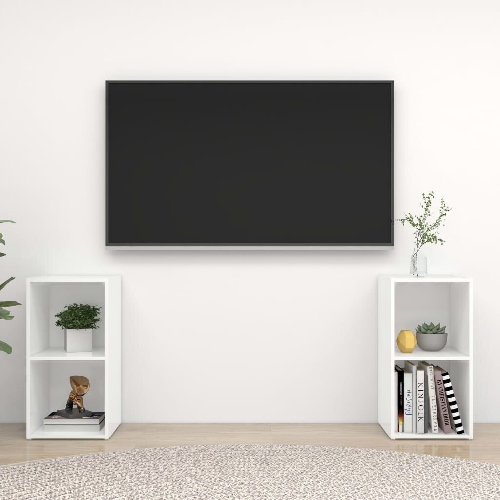 Televizoriaus spintelės, 72x35x36,5 cm, 2 vnt цена и информация | TV staliukai | pigu.lt