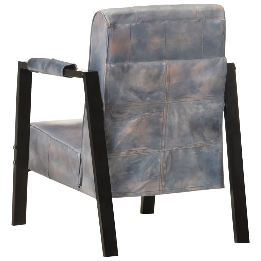 Krėslas, pilkos spalvos, 60x80x87 cm kaina ir informacija | Svetainės foteliai | pigu.lt