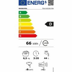 Whirlpool TDLR65230SS цена и информация | Стиральные машины | pigu.lt