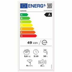 Samsung WW90T986DSX 9 kg 1600 rpm цена и информация | Стиральные машины | pigu.lt