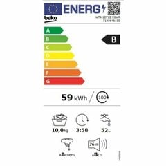 'Skalbimo mašina BEKO WTA 10712 XSWR 10 kg 1400 rpm' kaina ir informacija | Skalbimo mašinos | pigu.lt