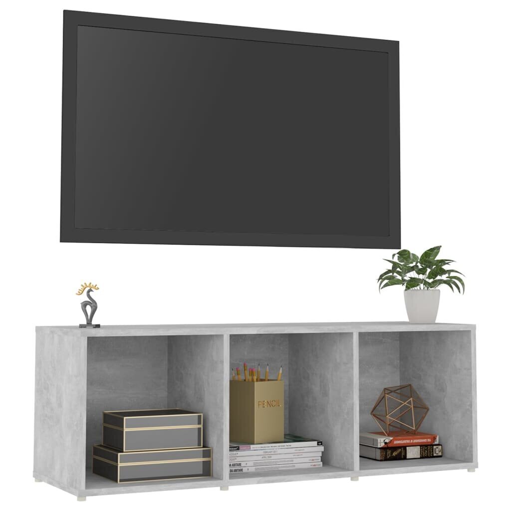 Televizoriaus spintelė, pilkos spalvos, 107x35x37 cm kaina ir informacija | TV staliukai | pigu.lt