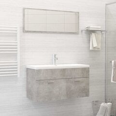 Набор мебели для ванной, 2 предмета, серый цена и информация | Комплекты в ванную | pigu.lt