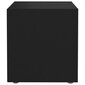 Televizoriaus spintelė, 37x35x37 cm, juoda kaina ir informacija | Svetainės spintelės | pigu.lt