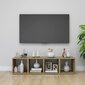 Televizoriaus spintelės, 2 vnt, 37x35x37 cm, rudos kaina ir informacija | TV staliukai | pigu.lt