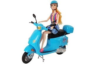 Кукла со мотороллером и шлемом цена и информация | Игрушки для девочек | pigu.lt