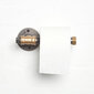 Tualetinio poprieriaus laikiklis Kalune Design BoruRaf 171, juodas/auksinės spalvos kaina ir informacija | Vonios kambario aksesuarai | pigu.lt