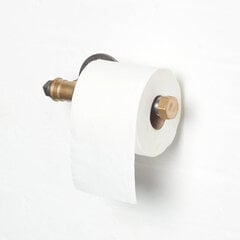 Держатель для туалетной бумаги Kalune Design BoruRaf 171, черный/золотистого цвета цена и информация | Набор акскссуаров для ванной | pigu.lt