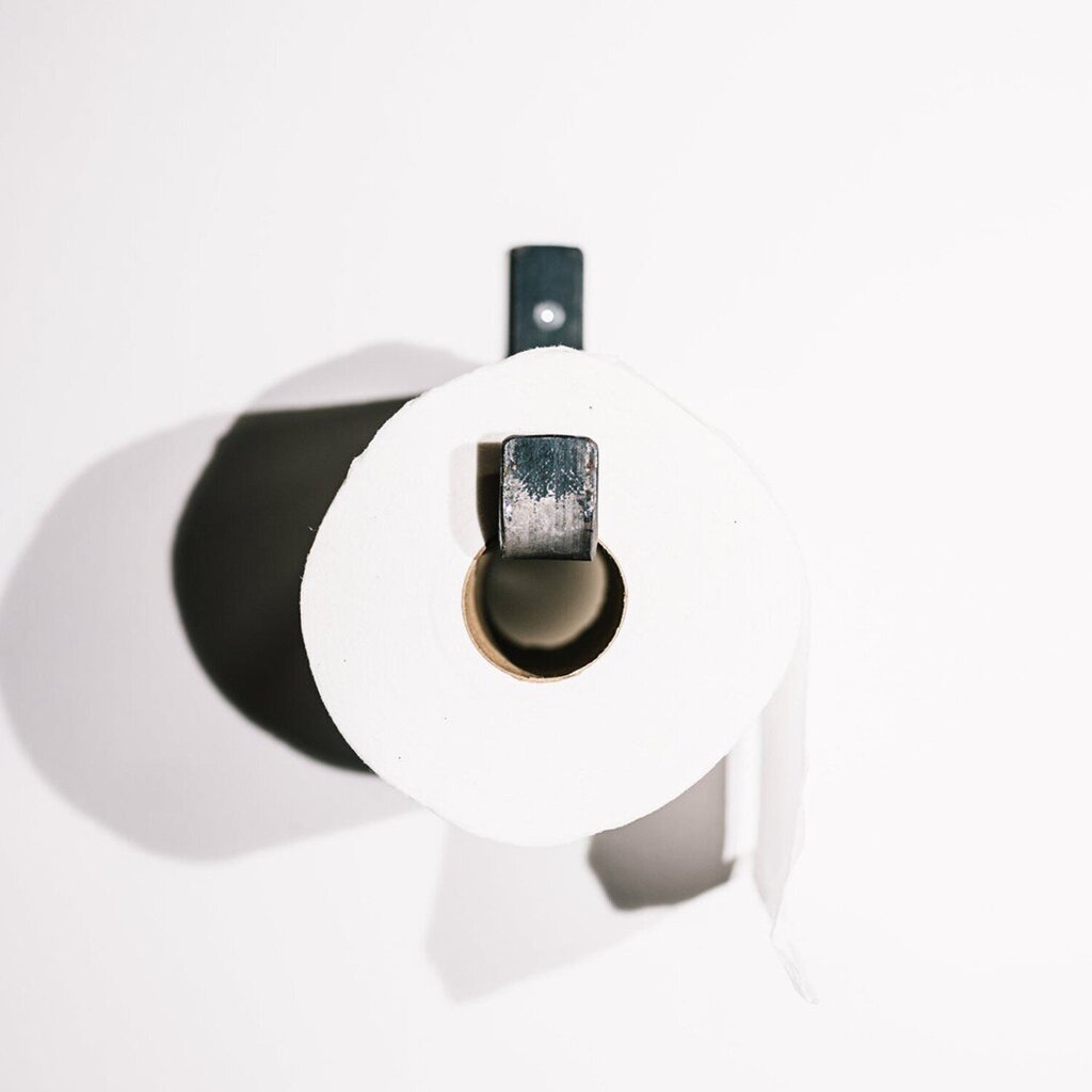 Tualetinio poprieriaus laikiklis Kalune Design Lam 015, juodas kaina ir informacija | Vonios kambario aksesuarai | pigu.lt