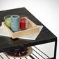 Kavos staliukas Kalune Design Etna, juodas kaina ir informacija | Kavos staliukai | pigu.lt