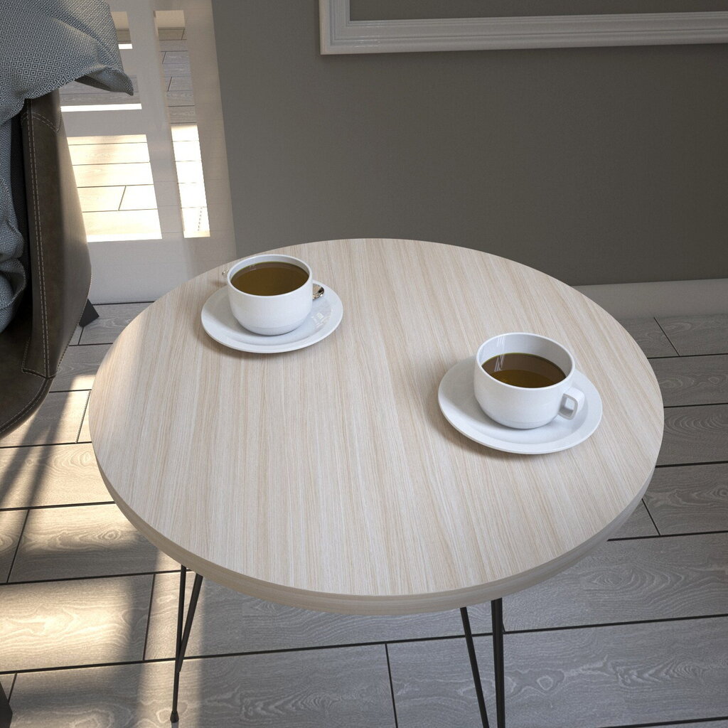 Staliukas Kalune Design Sandalf, šviesiai rudas kaina ir informacija | Kavos staliukai | pigu.lt