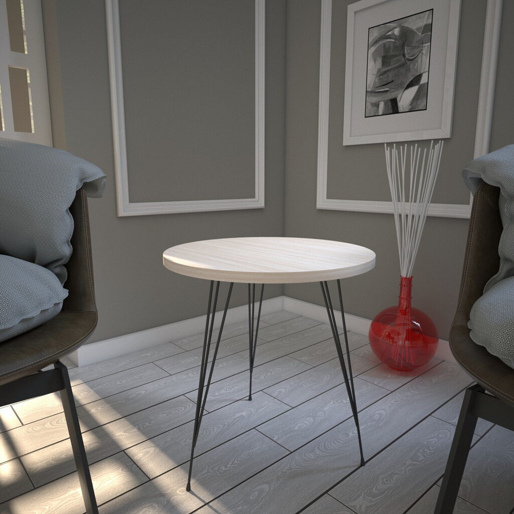 Staliukas Kalune Design Sandalf, šviesiai rudas kaina ir informacija | Kavos staliukai | pigu.lt